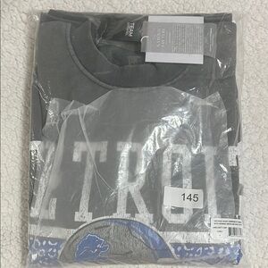 Team Apparel Gray Men's Shirt Detroit Lions